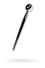 Уретральный плаг TOYFA Metal с ограничителем-шариком, серебряный