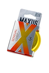 Презервативы Maxus SENSUAL, классические, латекс, 3 шт.