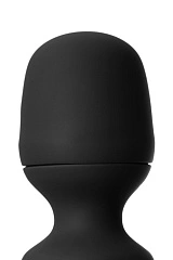 Нереалистичный вибратор Satisfyer Wand-er Woman, ABS пластик, черный, 34 см