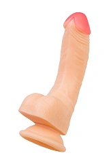 Реалистичный фаллоимитатор RealStick Nude Nash, PVC, телесный, 18 см