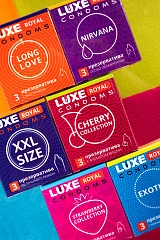 Презервативы Luxe, royal, long love, 18 см, 5,2 см, 3 шт.