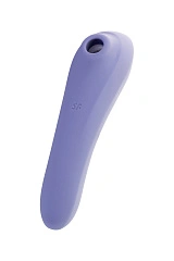 Вакуум-волновой стимулятор клитора Satisfyer Dual Pleasure Connect App, силикон, сиреневый, 17,9 см