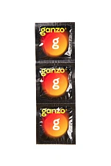 Презервативы Ganzo, classic, классические, латекс, двойная смазка, 18,5 см, 5,2 см, 3 шт.