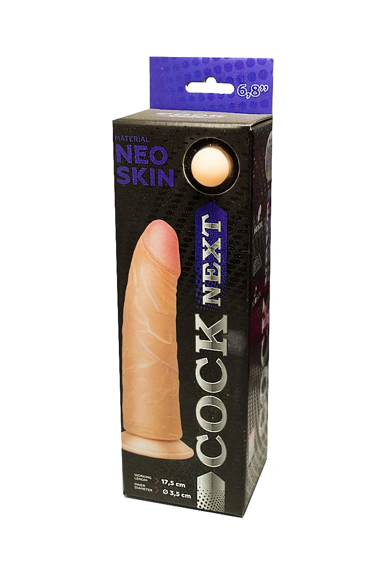 Фаллоимитатор COCK NEXT Lovetoy, TPR, телесный, 19 см