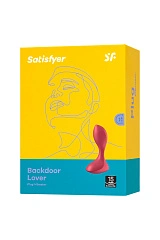 Анальная вибровтулка Satisfyer Backdoor Lover, красная, 11,2 см