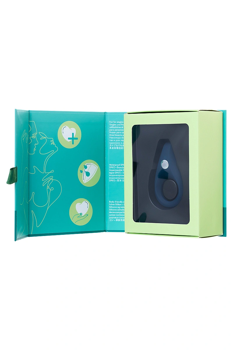 Эрекционное кольцо на пенис Satisfyer Rocket Ring, силикон, синий 7,5 см.