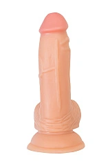 Реалистичный фаллоимитатор RealStick Nude Rolo, PVC, телесный, 17 см