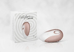 Вакуум-волновой бесконтактный стимулятор клитора Satisfyer Pro Deluxe NG, силикон, розовый, 11 см.