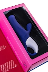 Нереалистичный вибратор Satisfyer Vibes Magic Bunny, силикон, фиолетовый, 17,7 см.