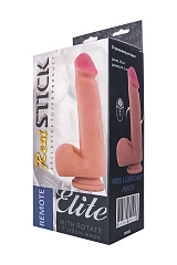 Ротатор RealStick Elite REMOTE Shane, TPR, телесный, 10 режимов ротации, 22 см