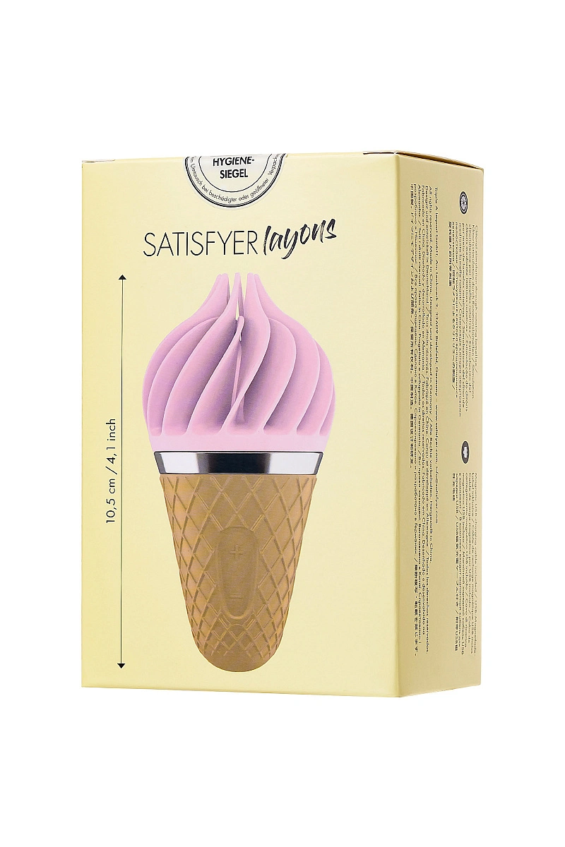 Спиннатор Satisfyer Sweet Treat , силикон, розовый, 10,4 см.