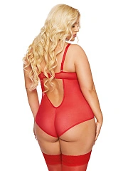 Боди SoftLine Collection Amanda, красный