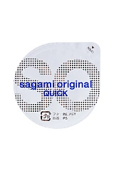 Презервативы Sagami, original Quick 0.02, полиуретан, 17 см, 5,5 см, 6 шт.