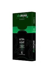 Презервативы Domino, classic, ultra light, латекс, 18 см, 5,2 см, 6 шт.