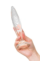 Фаллоимитатор Satisfyer Sparkling, стекло, прозрачный, 21 см