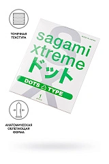 Презервативы Sagami, xtreme, type-e, латекс, 18,5 см, 5,2 см, 1 шт.