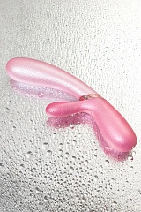 Вибратор Satisfyer Hot Lover Connect App с клиторальным стимулятором, розовый, 20,4 см