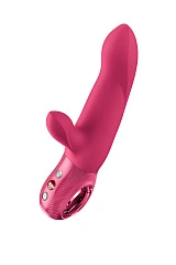 Пульсатор кролик Fun Factory Bi Stronic Arc, силикон, малиновый, 22,3 см