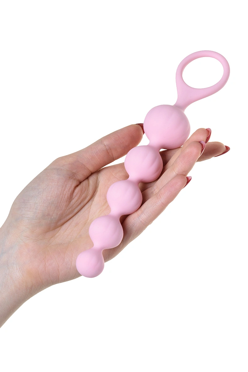 Набор анальных цепочек Satisfyer Beads, силикон, ассорти, 27 см.