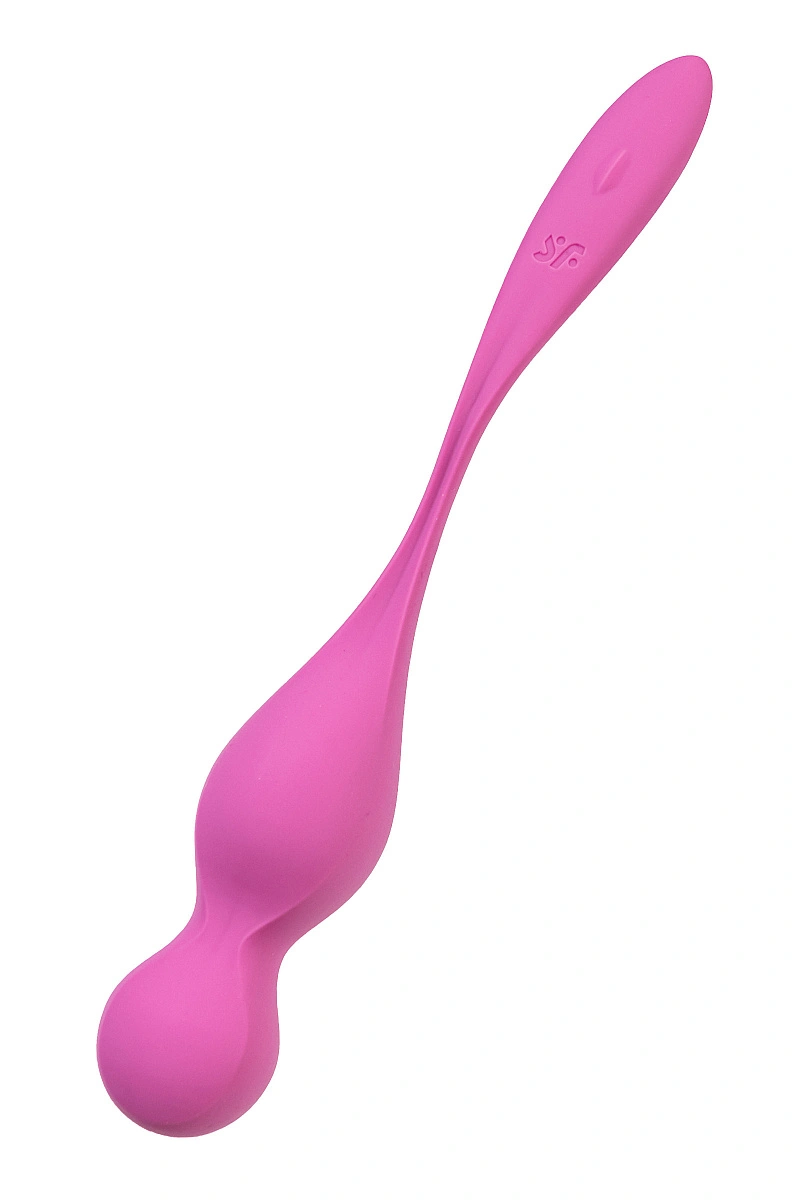 Вагинальные шарики с вибрацией Satisfyer Love Birds 1 Connect App, розовый, 22,2 см